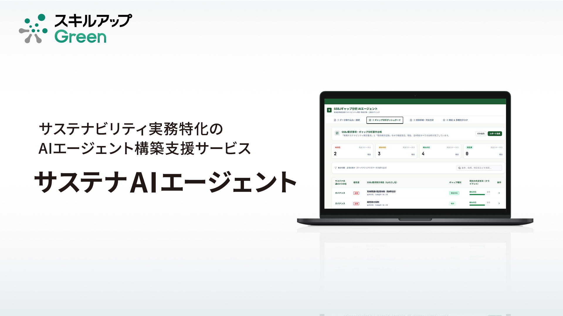 サステナビリティ実務特化の AIエージェント構築支援サービスを開始